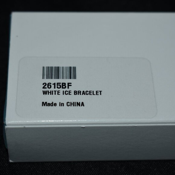 Touchstone Crystal by Swarovski White Ice Bracelet 2615BF New in Box - Picture 5 of 5